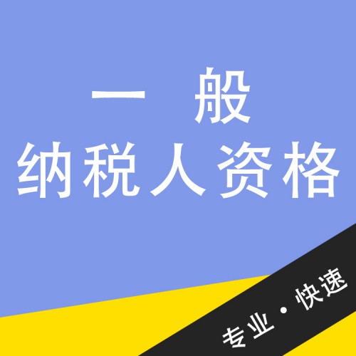 一般納稅人資格 代辦一般納稅人資格申請