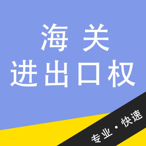 海關(guān)進出口權(quán) 代辦海關(guān)進出口權(quán)