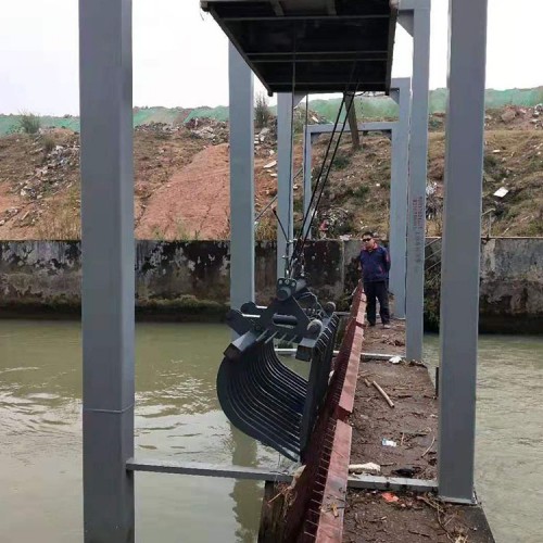 海鷹 門式液壓抓斗除污機 高負荷不銹鋼清污機 大處理量低維護