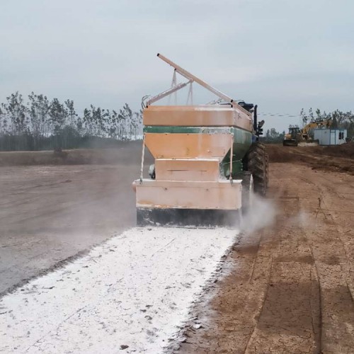 牽引式鋪灰機 白灰粉料撒布車