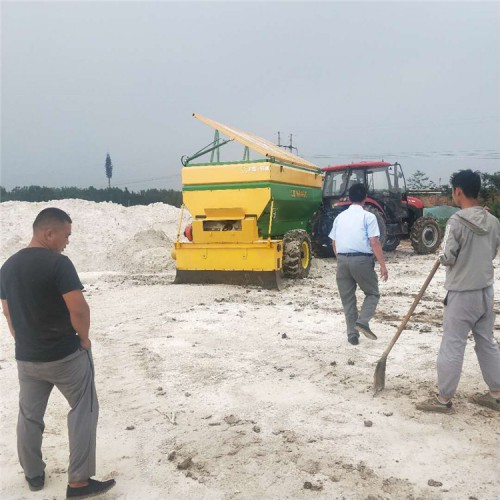 石灰粉料布灰機 路面鋪灰車