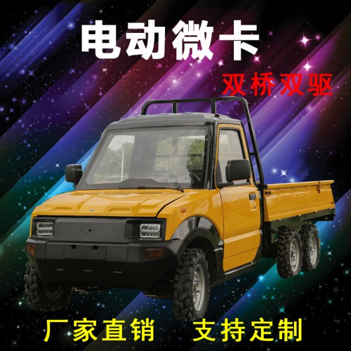 載重王四輪皮卡車新能源農(nóng)用搬運車電動拉貨車