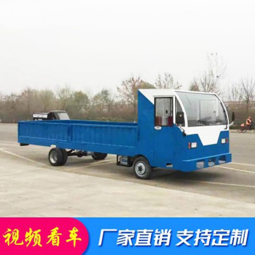 倉庫用電動平板車  建筑工地平板拉磚車  生產(chǎn)建筑搬運車