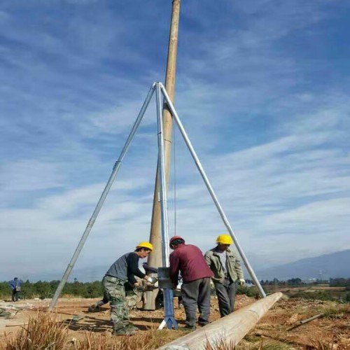 河北新型鋁合金立桿機 三角架立桿機 單桿雙桿立桿機