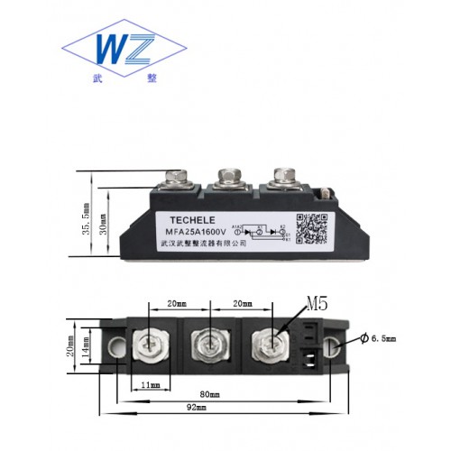 工業加熱控制MFA25A1400V適用于無觸點開關