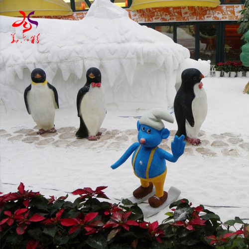 景區公園大型仿真雪景裝飾布置源頭廠家人造雪景氛圍定制