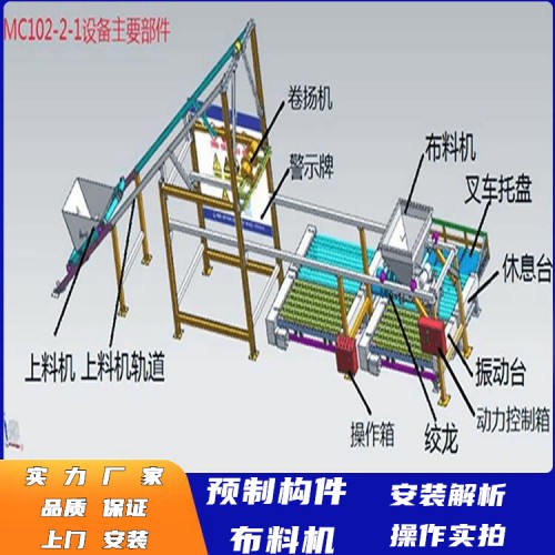 混凝土預制構件 布料機生產(chǎn)線廠家