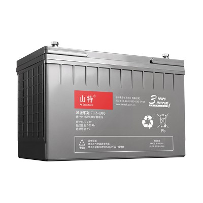 山特應急電源12V100AH C12-100免維護蓄電池