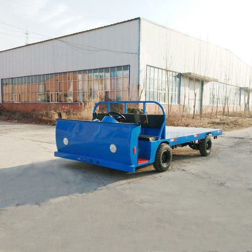 工業電動平板車  貨物轉運周轉車  生產建筑搬運車