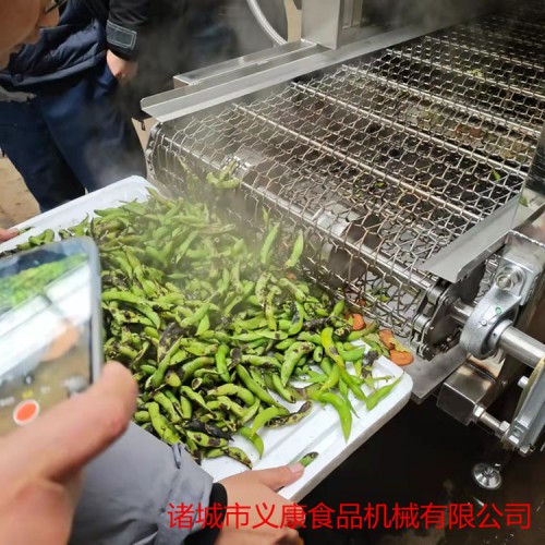 蔬菜燒皮機  辣椒燎皮機  毛豆燒皮機器 義康牌