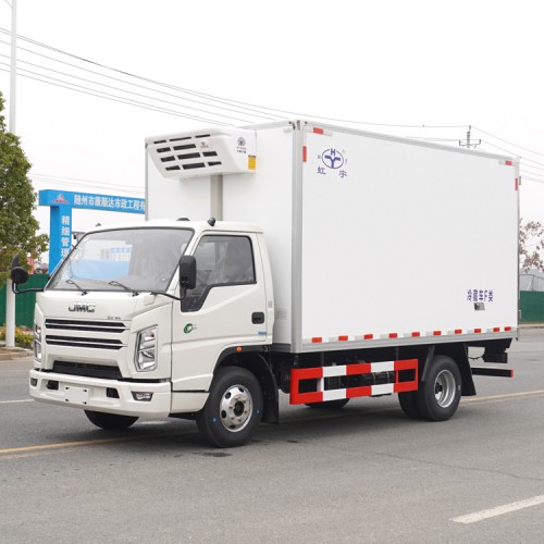 藍牌寬體冷藏車 江鈴順達冷鏈運輸車 寬體不超重