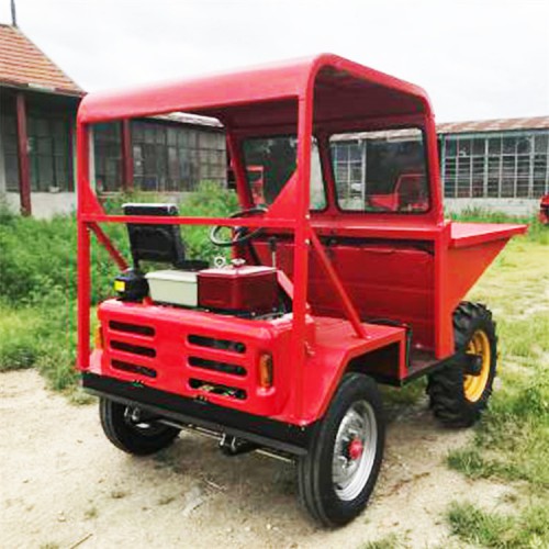 倒四輪工地運輸車 前卸式翻斗車 柴油一噸蹦蹦車 廠家直銷