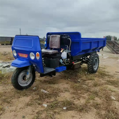 18馬力柴油自卸三輪車 22馬力時風后橋小型工程三輪車