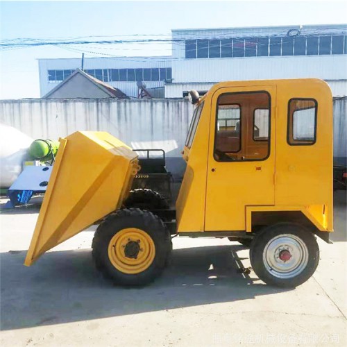 鑫明柴油翻斗車 小型工程自卸車 江蘇柴油四驅車 蹦蹦車四輪