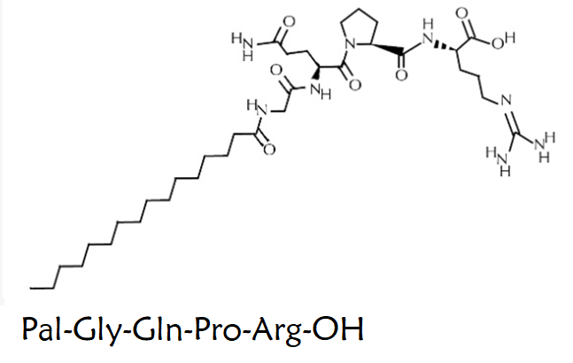 棕櫚酰四肽-7結構式
