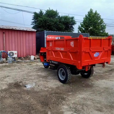 柴油三輪車 時風同款18馬力柴油三輪車 建筑工程自卸翻斗車