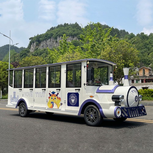 14座小火車造型電動(dòng)觀光車廠家校園廠區(qū)接待車景區(qū)旅游車價(jià)格