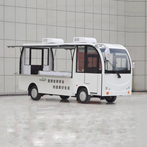 2座封閉電動送餐車學(xué)校工廠醫(yī)院盒飯配送車四輪電動保溫送飯車