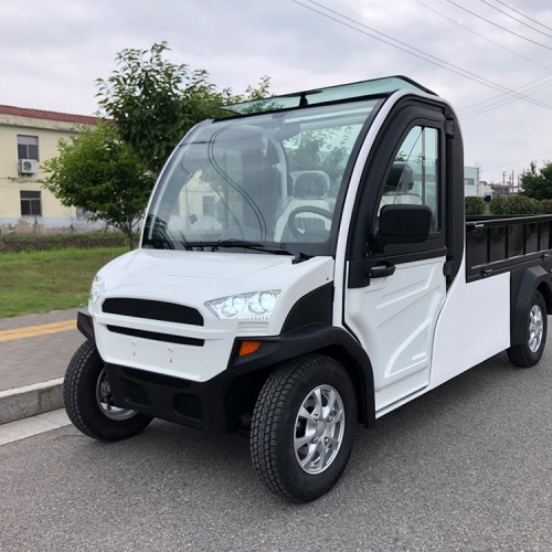 四輪電動小貨車小型電動搬運(yùn)車廠家封閉貨車價格載貨車