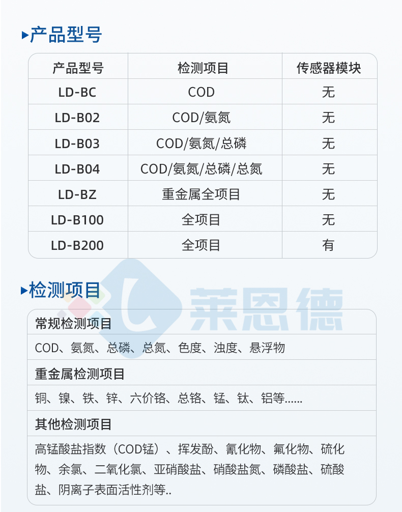 多功能水質檢測儀