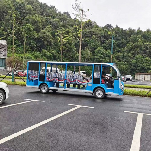 23座燃油觀光車廠家售樓處度假村酒店工廠公園貴賓接待觀光車