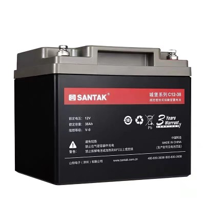 山特12V38AH鉛酸蓄電池 ups電源蓄電池