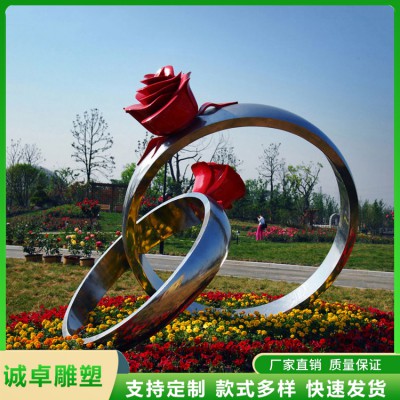 不銹鋼公園雕塑 公園景區(qū)售樓部小區(qū)小品擺件 不銹鋼雕塑廠家