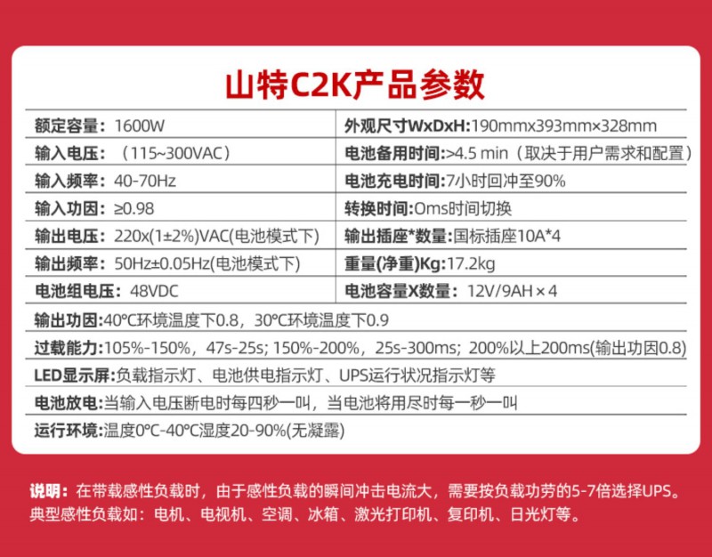 山特C2K 1