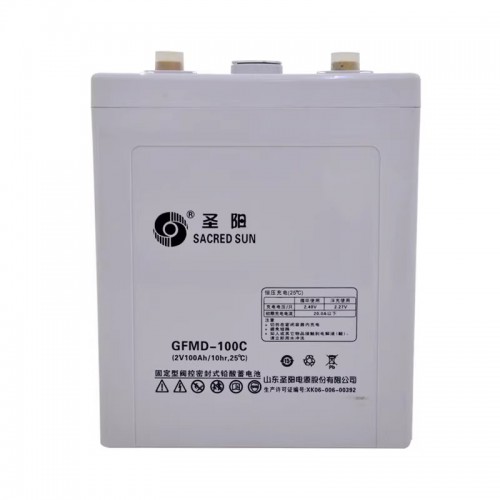 圣·陽蓄電池GFMD-100C儲(chǔ)能型2V100AH機(jī)房 船用