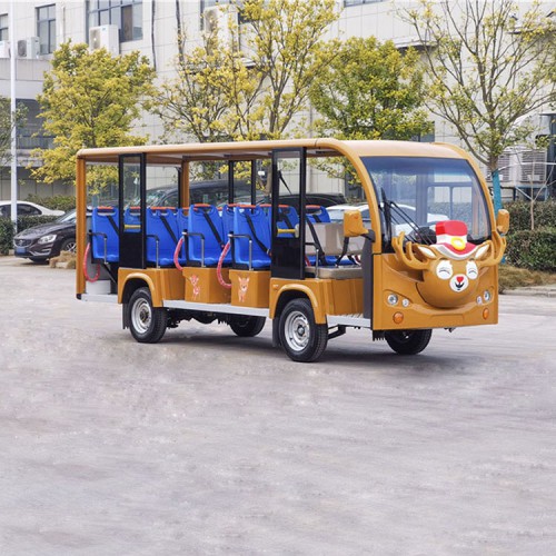 四川14座電動觀光車圖片  景區(qū)游覽觀光車  電瓶觀光車