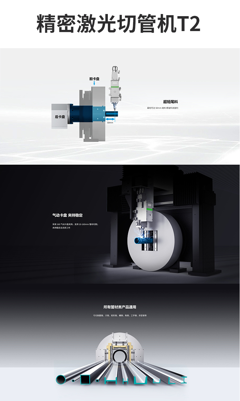 精密激光切管機T2系列-6016T21