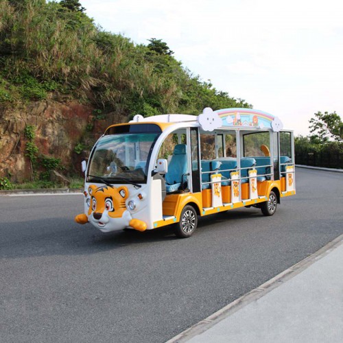 浙江17座小老虎造型電動(dòng)觀光車 校園酒店旅游景區(qū)觀光代步車