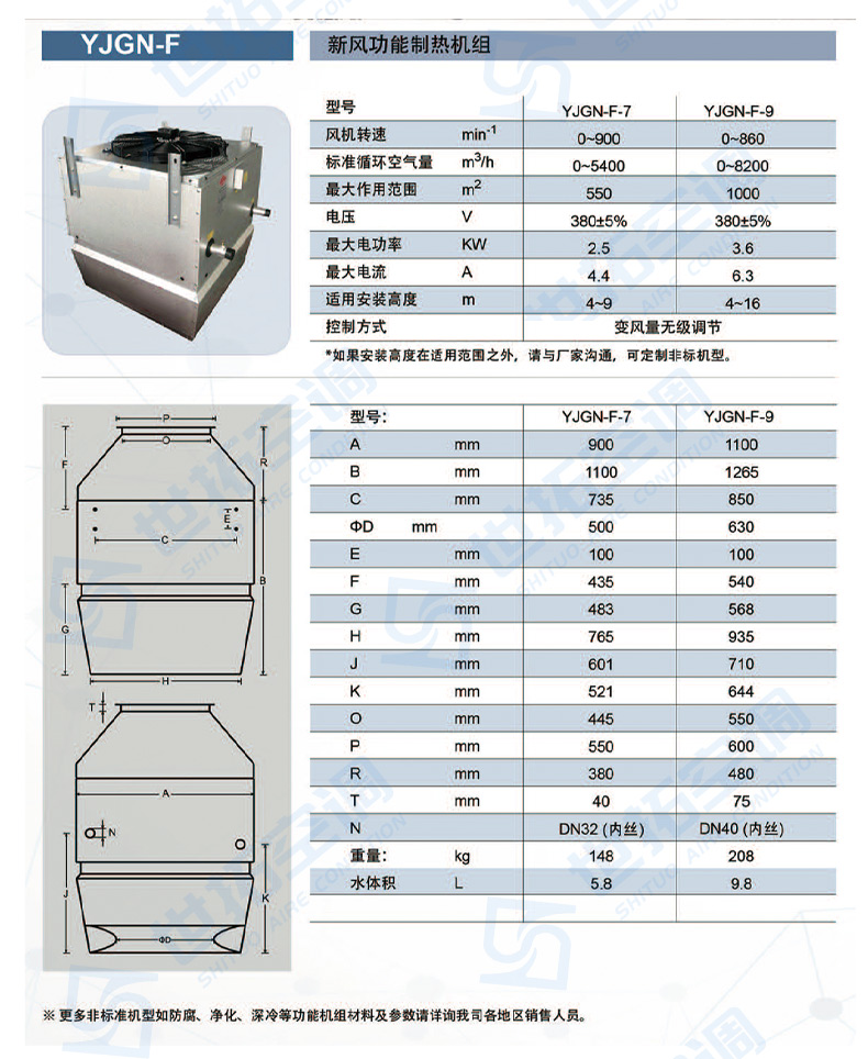 側送風高大空間供暖機組_10