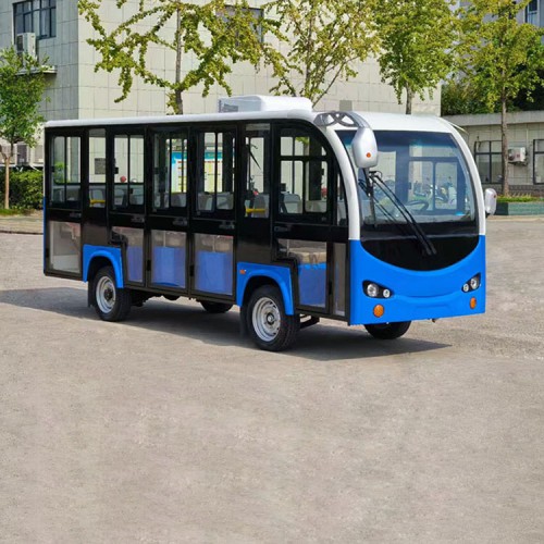 14座封閉式電瓶觀光車  景區(qū)四輪電動(dòng)車  電動(dòng)代步車旅游車