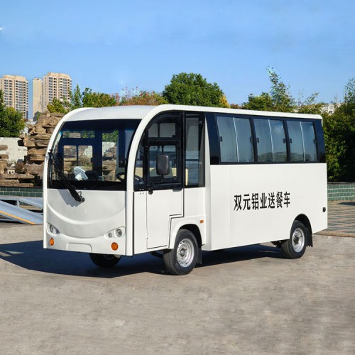 廂式電動送餐車  學校廠區(qū)電動送飯配餐車  電瓶運輸車貨車